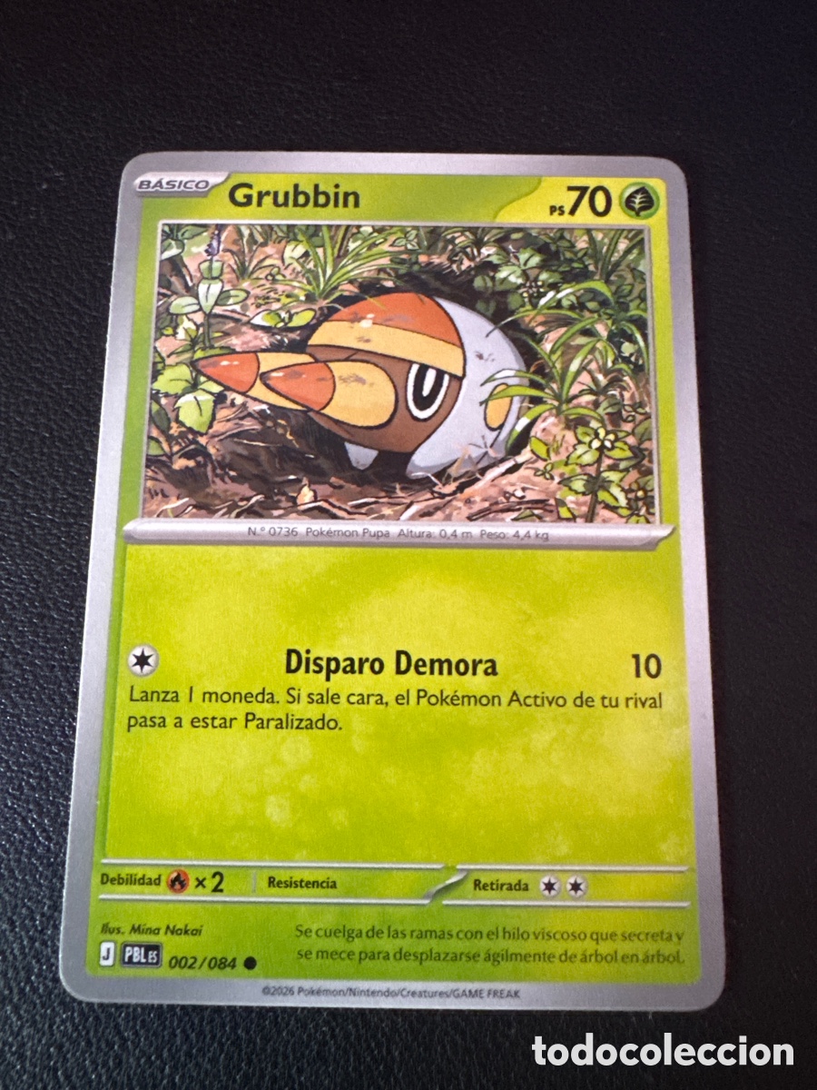 Trading cards: Carta pokemon grubbin 002/084 - Foto 1