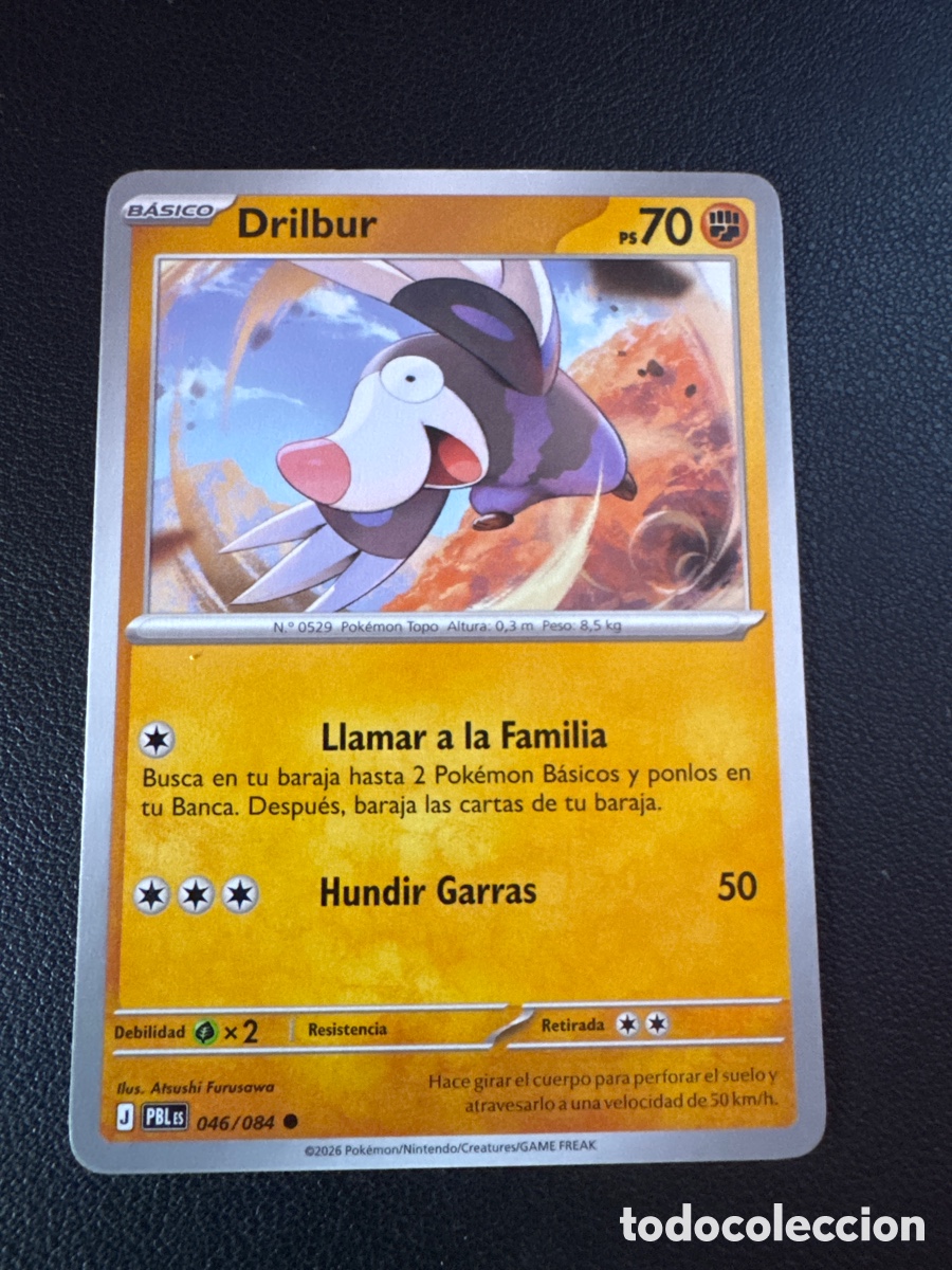 Trading cards: Carta pokemon drilbur 046/084