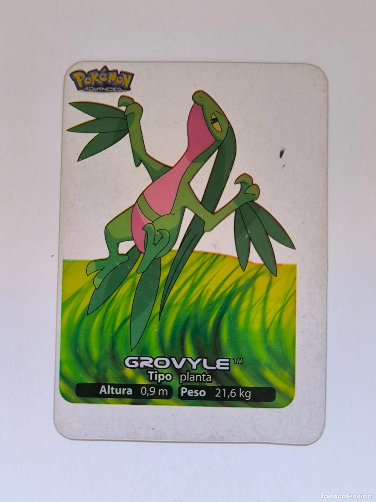 Trading cards: POKEMON ADVANCED LAMINCARDS - N&ordm; 011 / 11 GROVYLE - CARD / CARTA - EDIBAS 2006 (9ZC1)