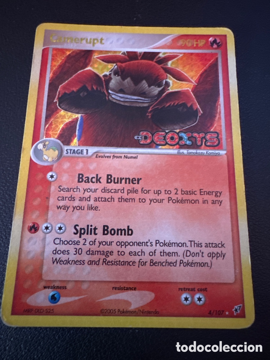 Trading cards: Carta pokemon camerupt 4/107