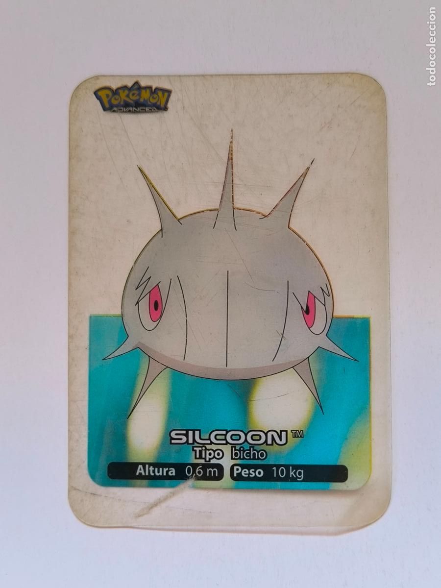 Trading cards: POKEMON ADVANCED LAMINCARDS - N&ordm; 024 / 24 SILCOON - CARD / CARTA - EDIBAS 2006 (9ZC1)