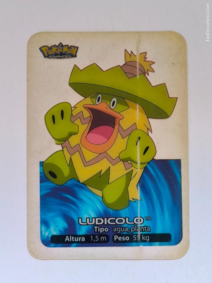 Trading cards: POKEMON ADVANCED LAMINCARDS - N&ordm; 030 / 30 LUDICOLO - CARD / CARTA - EDIBAS 2006 (9ZC1)