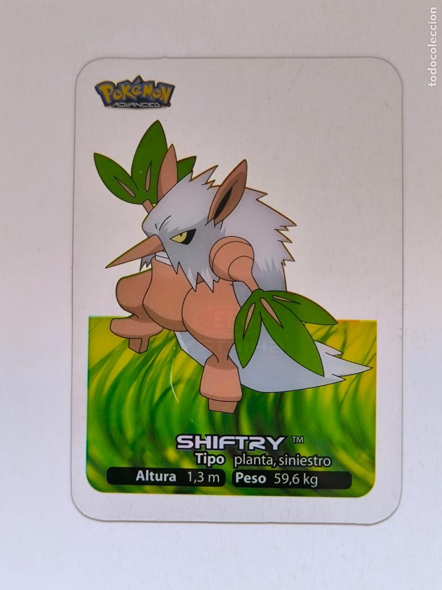 Trading cards: POKEMON ADVANCED LAMINCARDS - N&ordm; 033 / 33 SHIFTRY - CARD / CARTA - EDIBAS 2006 (9ZC1)