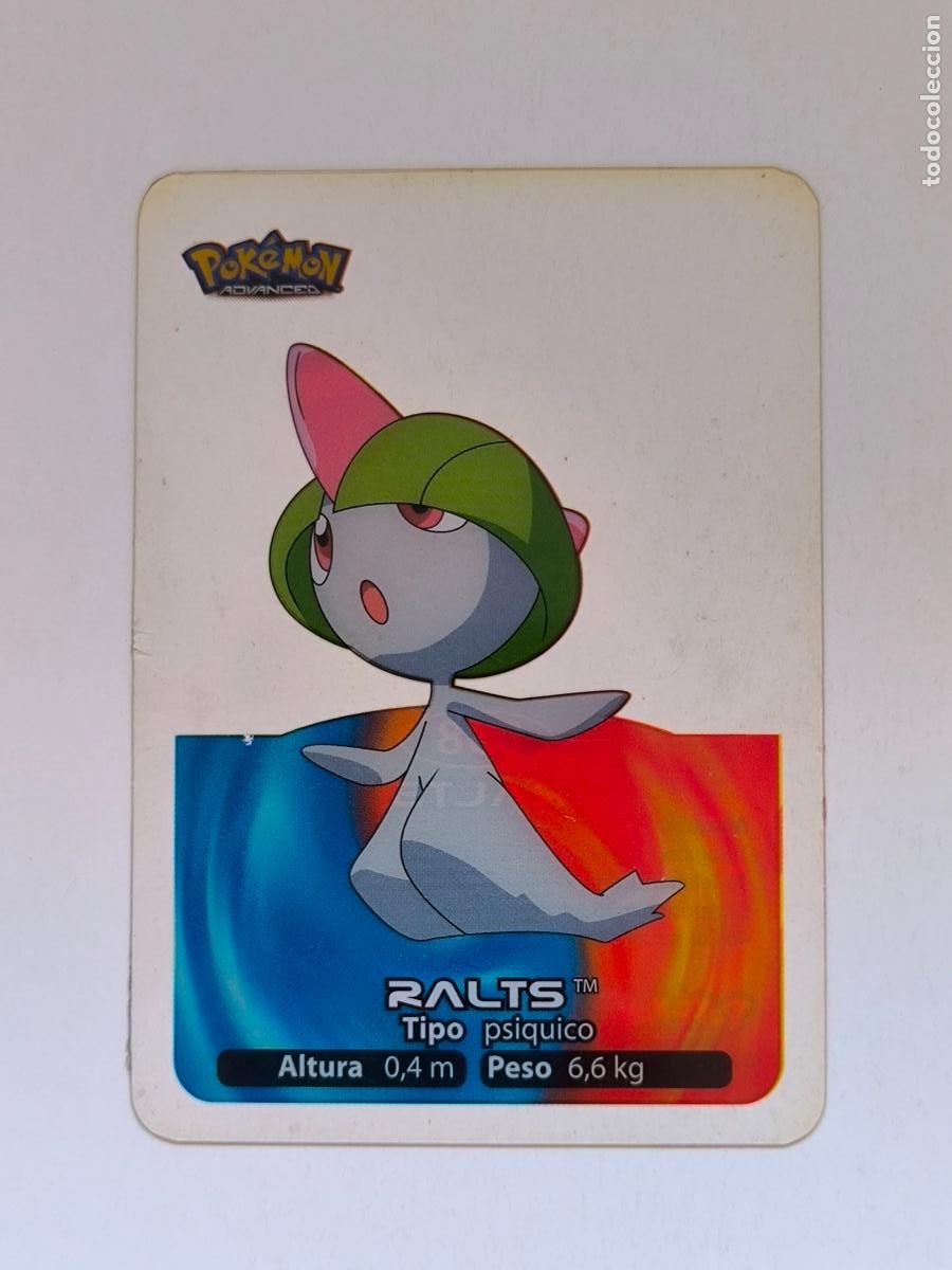 Trading cards: POKEMON ADVANCED LAMINCARDS - N&ordm; 038 / 38 RALTS - CARD / CARTA - EDIBAS 2006 (9ZC1)