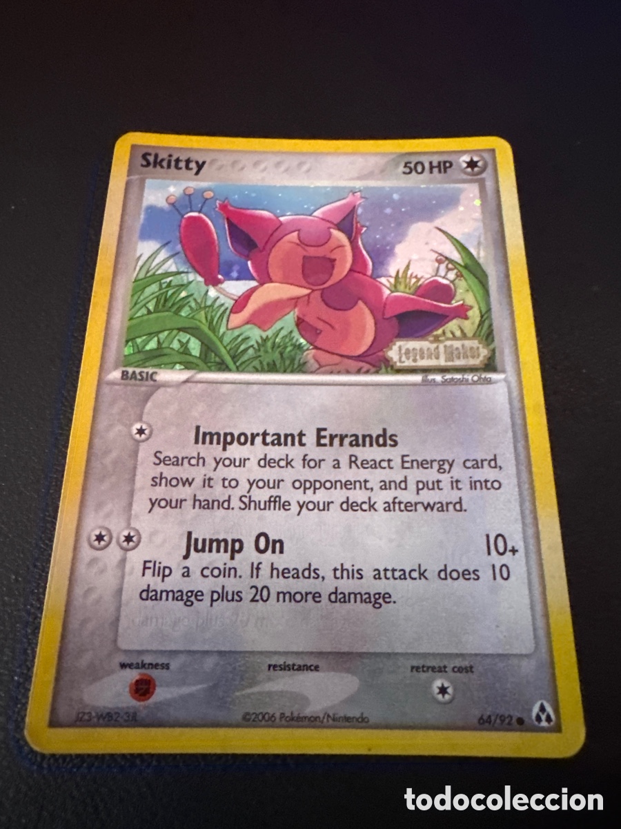Trading cards: Carta pokemon skitty