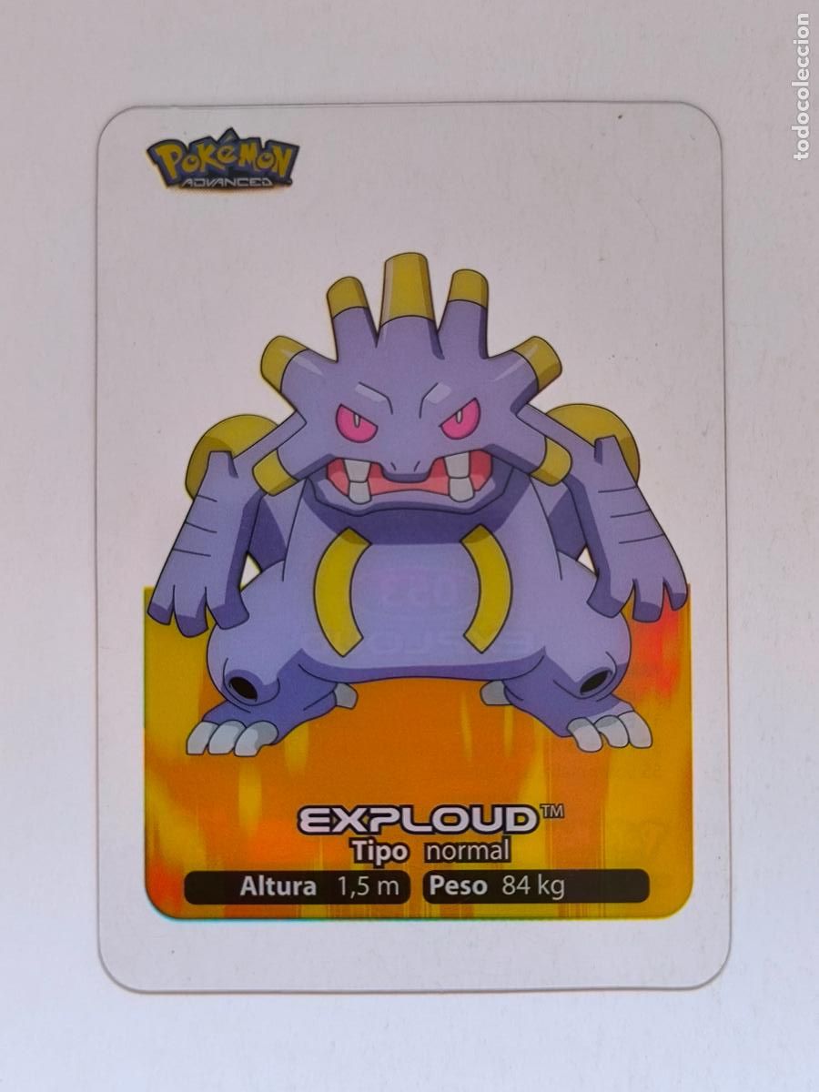 Trading cards: POKEMON ADVANCED LAMINCARDS - N&ordm; 053 / 53 EXPLOUD - CARD / CARTA - EDIBAS 2006 (9ZC1)