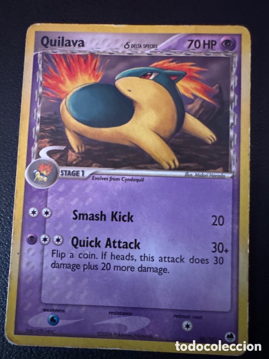 Trading cards: Carta pokemon quilava - Foto 1