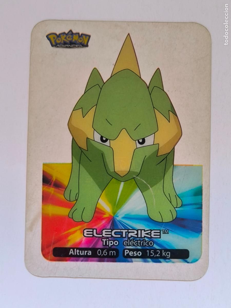 Trading cards: POKEMON ADVANCED LAMINCARDS - N&ordm; 069 / 69 ELECTRIKE - CARD / CARTA - EDIBAS 2006 (9ZC1)