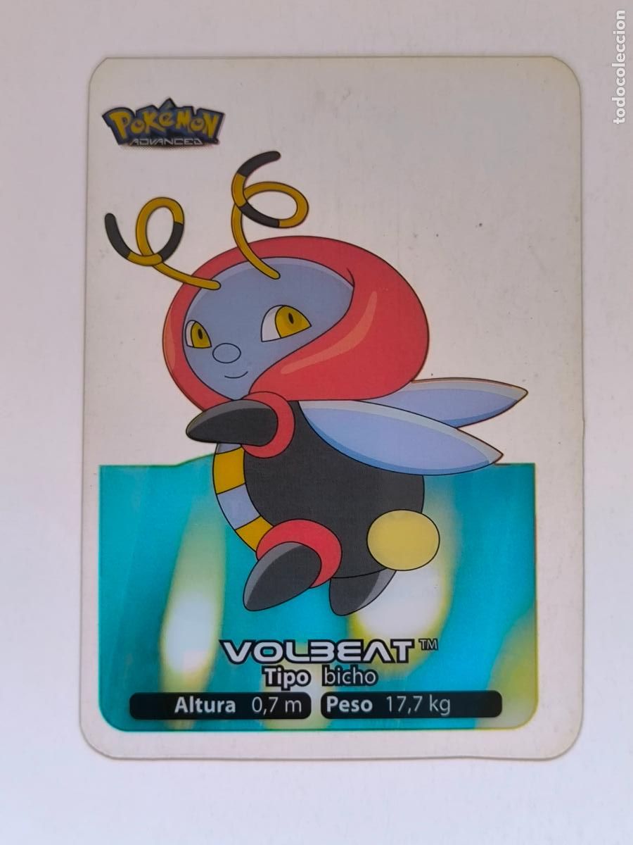 Trading cards: POKEMON ADVANCED LAMINCARDS - N&ordm; 073 / 73 VOLBEAT - CARD / CARTA - EDIBAS 2006 (9ZC1)