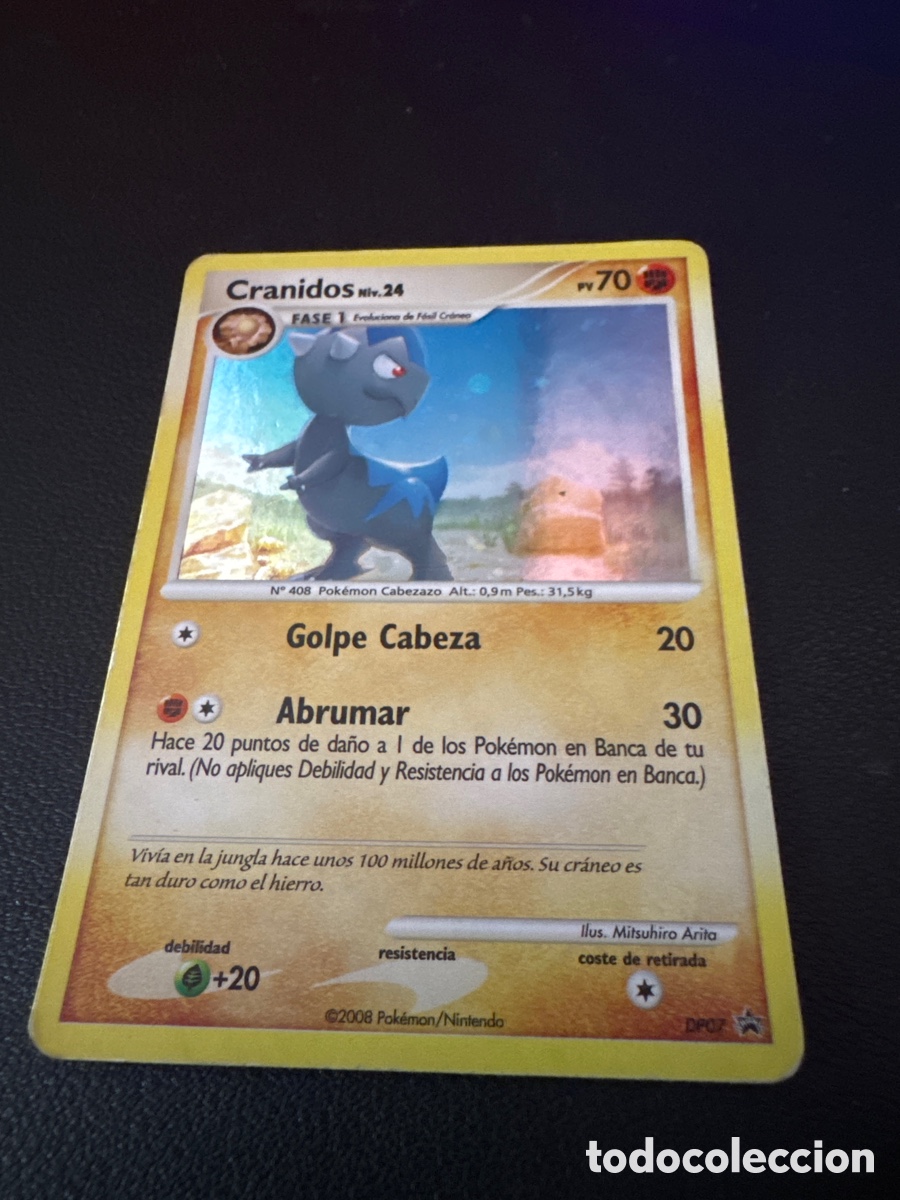 Trading cards: Carta pokemon cranidos