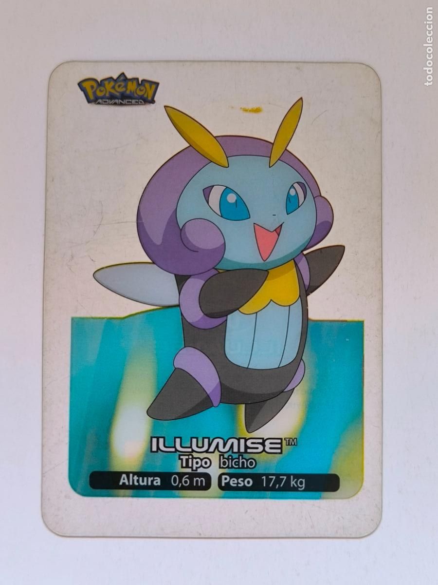 Trading cards: POKEMON ADVANCED LAMINCARDS - N&ordm; 074 / 74 ILLUMISE - CARD / CARTA - EDIBAS 2006 (9ZC1)