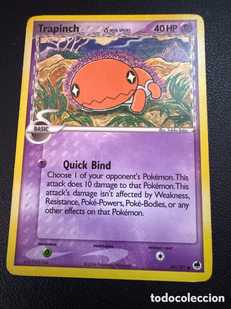 Trading cards: Carta pokemon trapinch