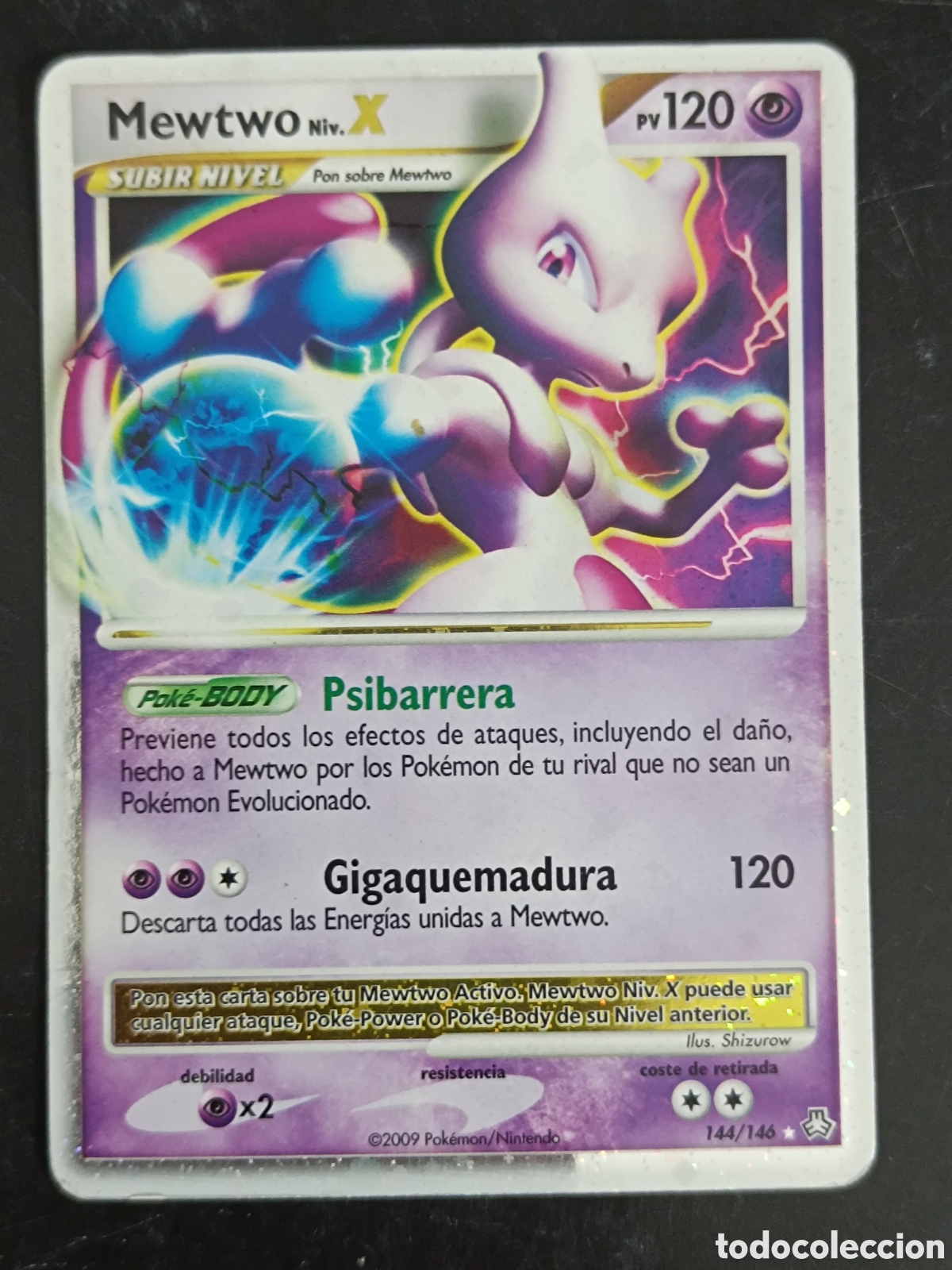 Trading cards: Pokemon Mewtwo LV.X 144/146 Diamante Y Perla Despertar De Las Leyendas En Castellano