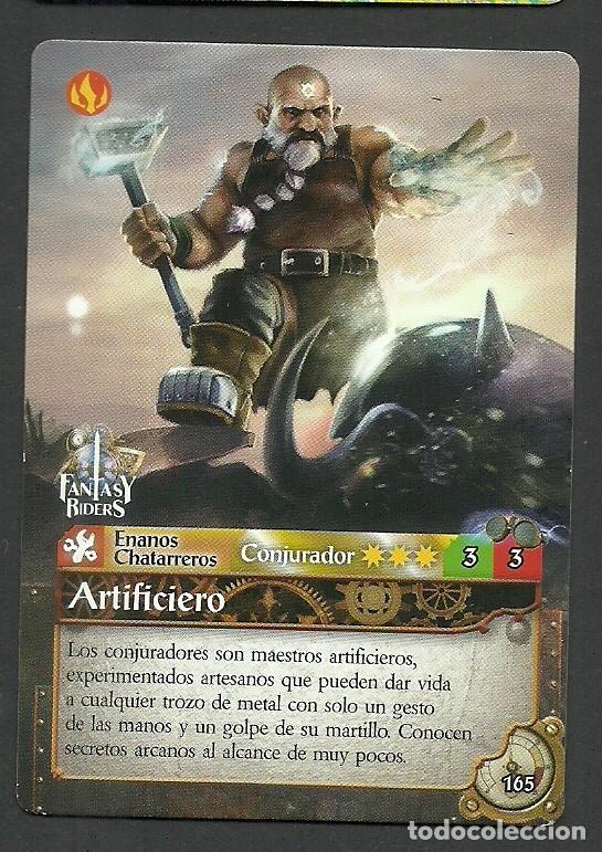 Trading cards: Fantasy Riders #165. Artificiero. Panini 2018. Carta
