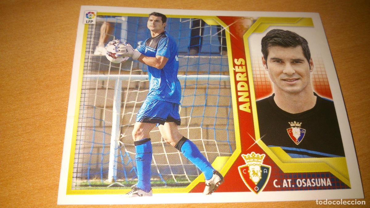 Trading cards: TEMPORADA 2011 2012 11 12 COLOCA OSASUNA 1 B 1B ANDRES NUEVO SIN PEGAR