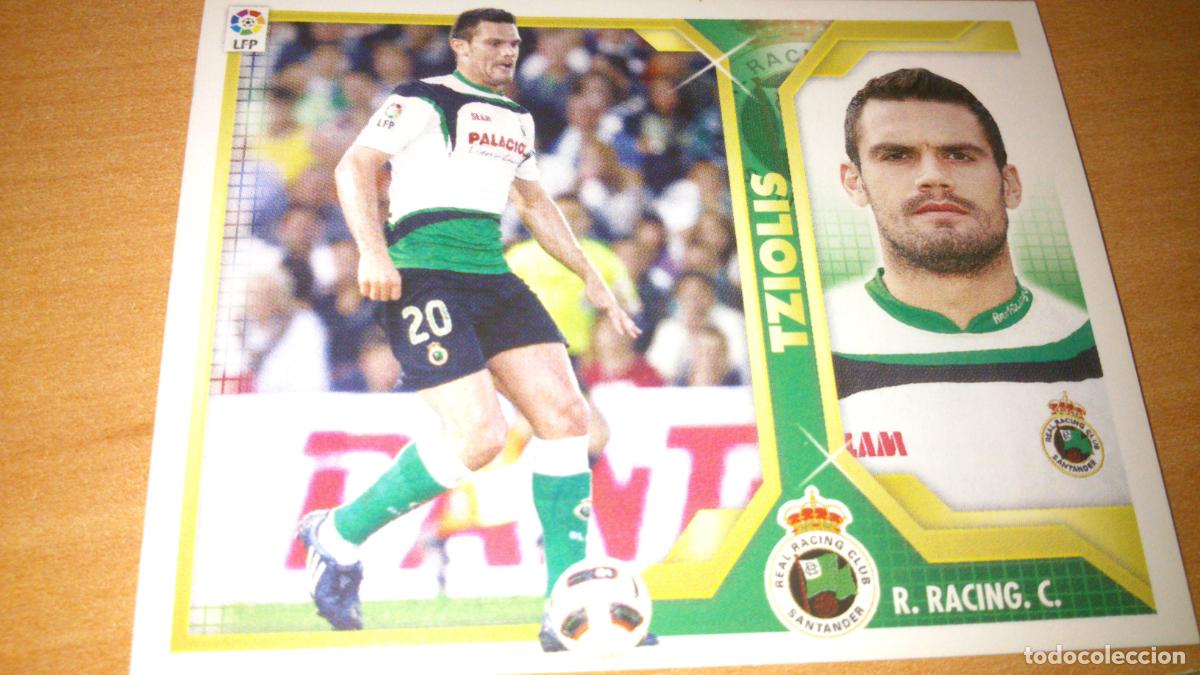 Trading cards: TEMPORADA 2011 2012 11 12 COLOCA RACING DE SANTANDER 9 B 9B TZIOLIS NUEVO SIN PEGAR