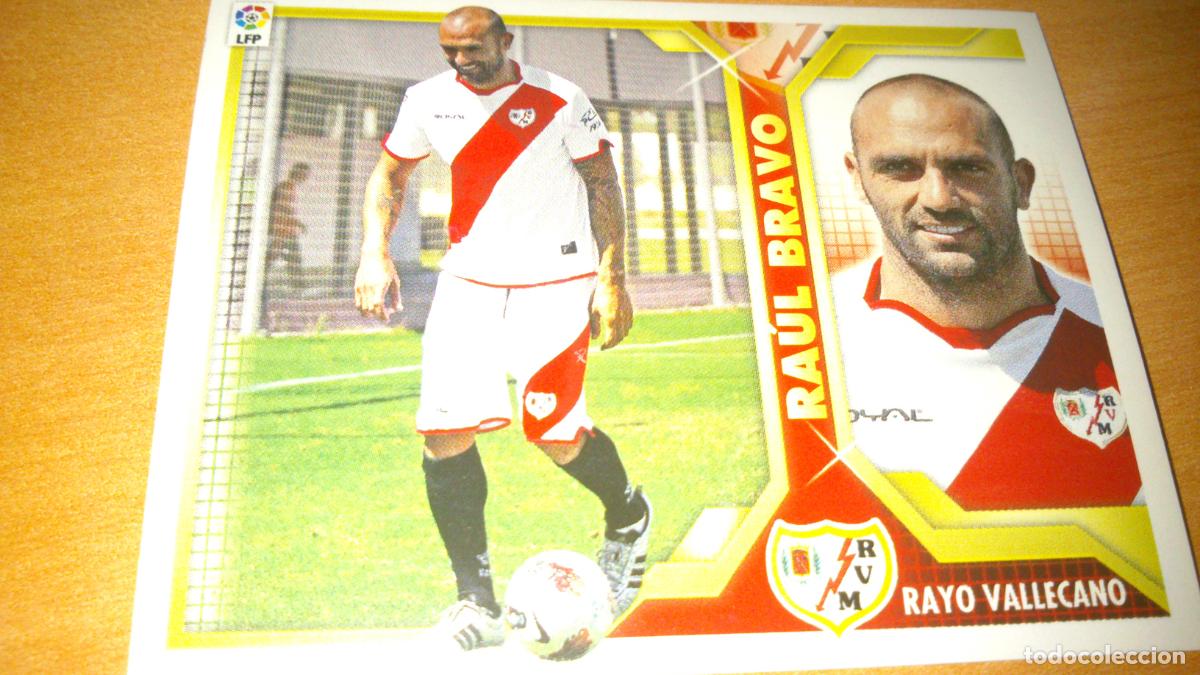 Trading cards: TEMPORADA 2011 2012 11 12 COLOCA RAYO VALLECANO 4 B 4B RAUL BRAVO NUEVO SIN PEGAR