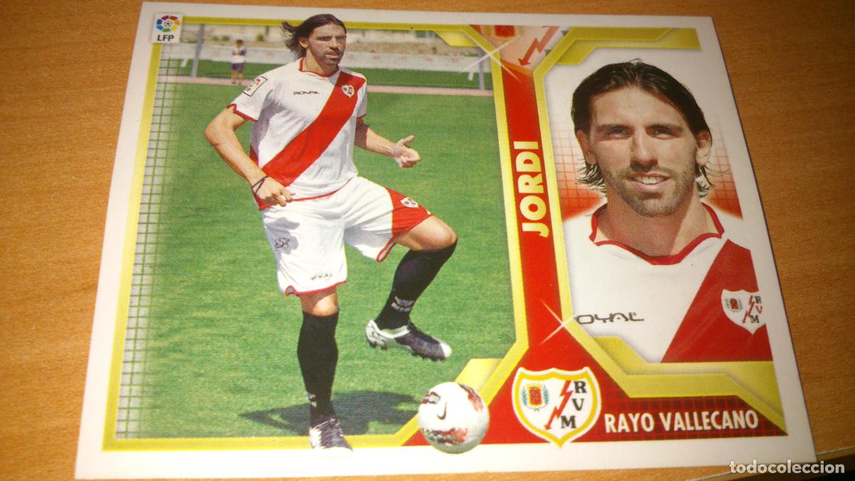 Trading cards: TEMPORADA 2011 2012 11 12 COLOCA RAYO VALLECANO 6 B 6B JORDI NUEVO SIN PEGAR