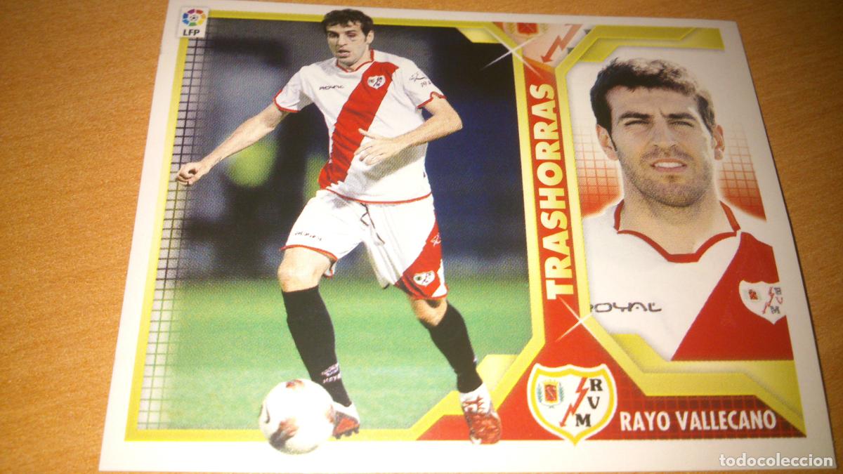 Trading cards: TEMPORADA 2011 2012 11 12 COLOCA RAYO VALLECANO 11 B 11B TRASHORRAS SIN PEGAR