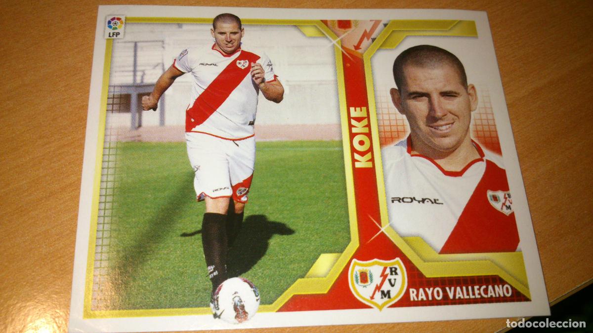 Trading cards: TEMPORADA 2011 2012 11 12 COLOCA RAYO VALLECANO 14 B 14B KOKE NUEVO SIN PEGAR