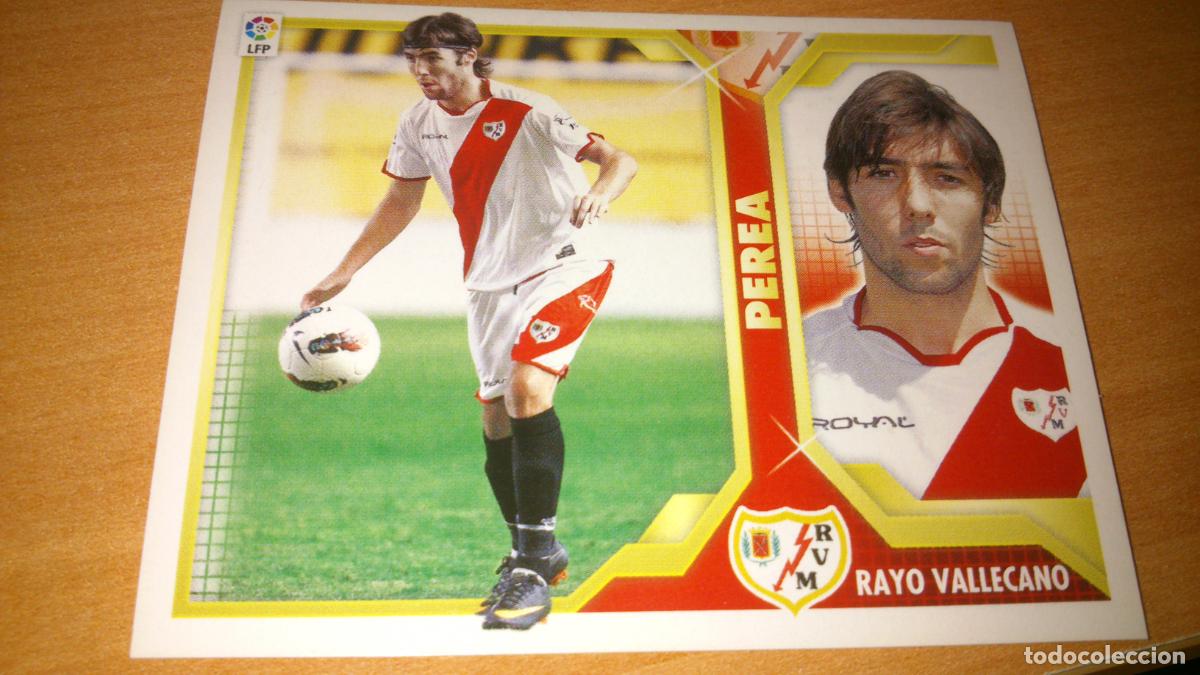Trading cards: TEMPORADA 2011 2012 11 12 COLOCA RAYO VALLECANO 15 B 15B PEREA NUEVO SIN PEGAR
