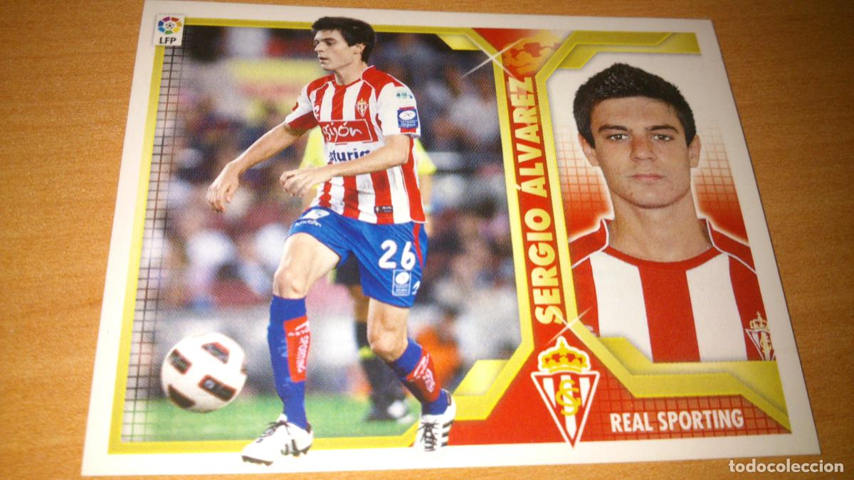 Trading cards: TEMPORADA 2011 2012 11 12 COLOCA SPORTING DE GIJON 10 B 10B SERGIO ALVAREZ NUEVO SIN PEGAR
