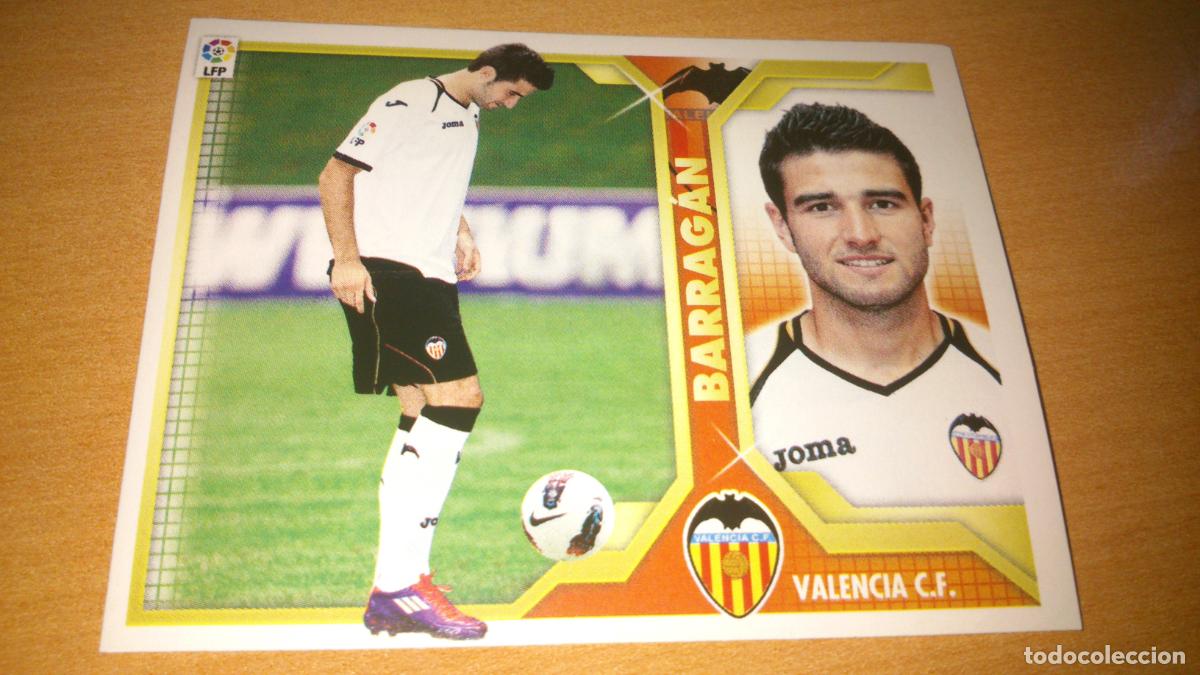Trading cards: TEMPORADA 2011 2012 11 12 COLOCA VALENCIA 7 B 7B BARRAGAN NUEVO SIN PEGAR