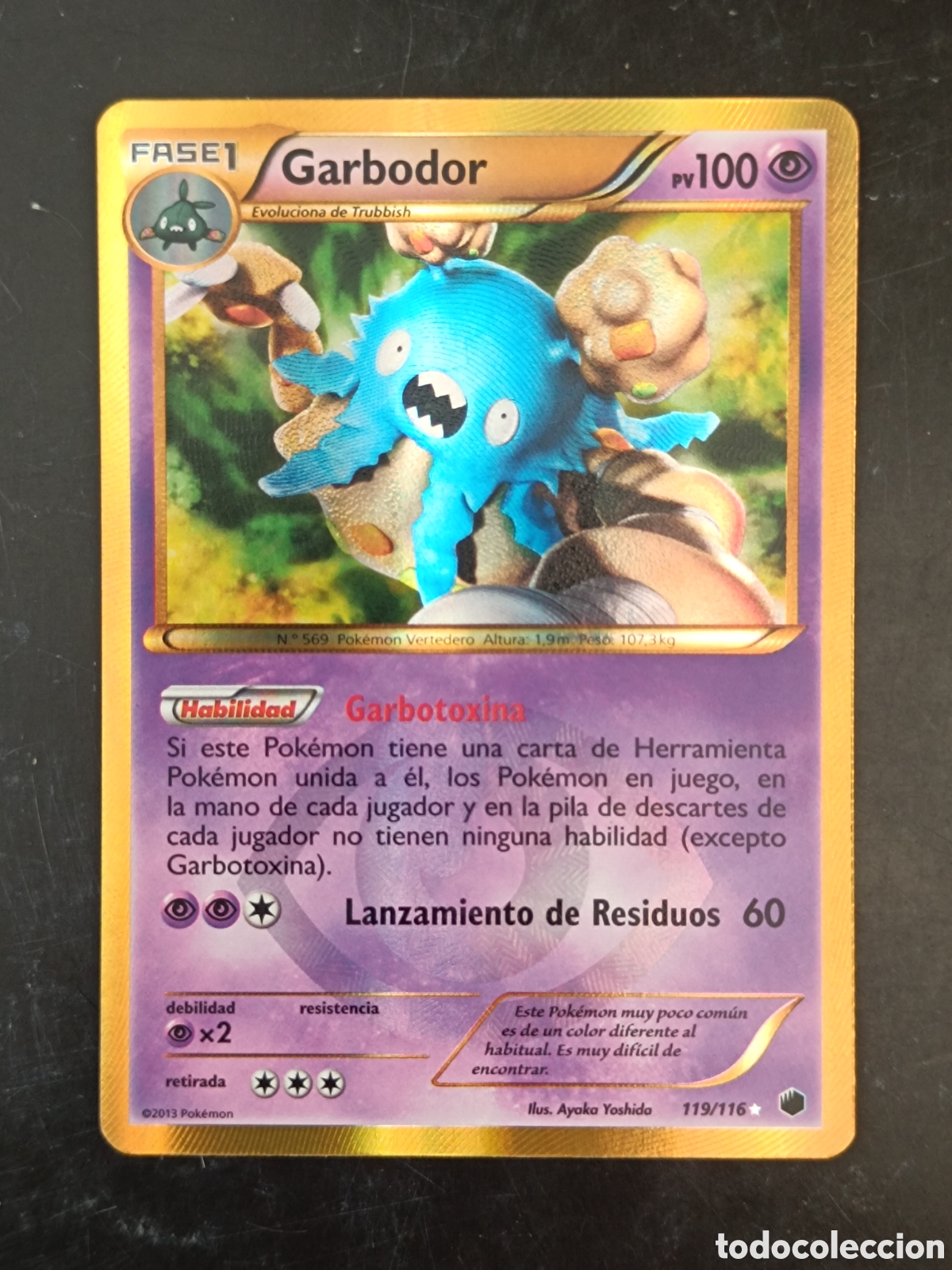 Trading cards: Pokemon Garbodor 119/116 B&W Glaciaci&oacute;n Plasma En Castellano
