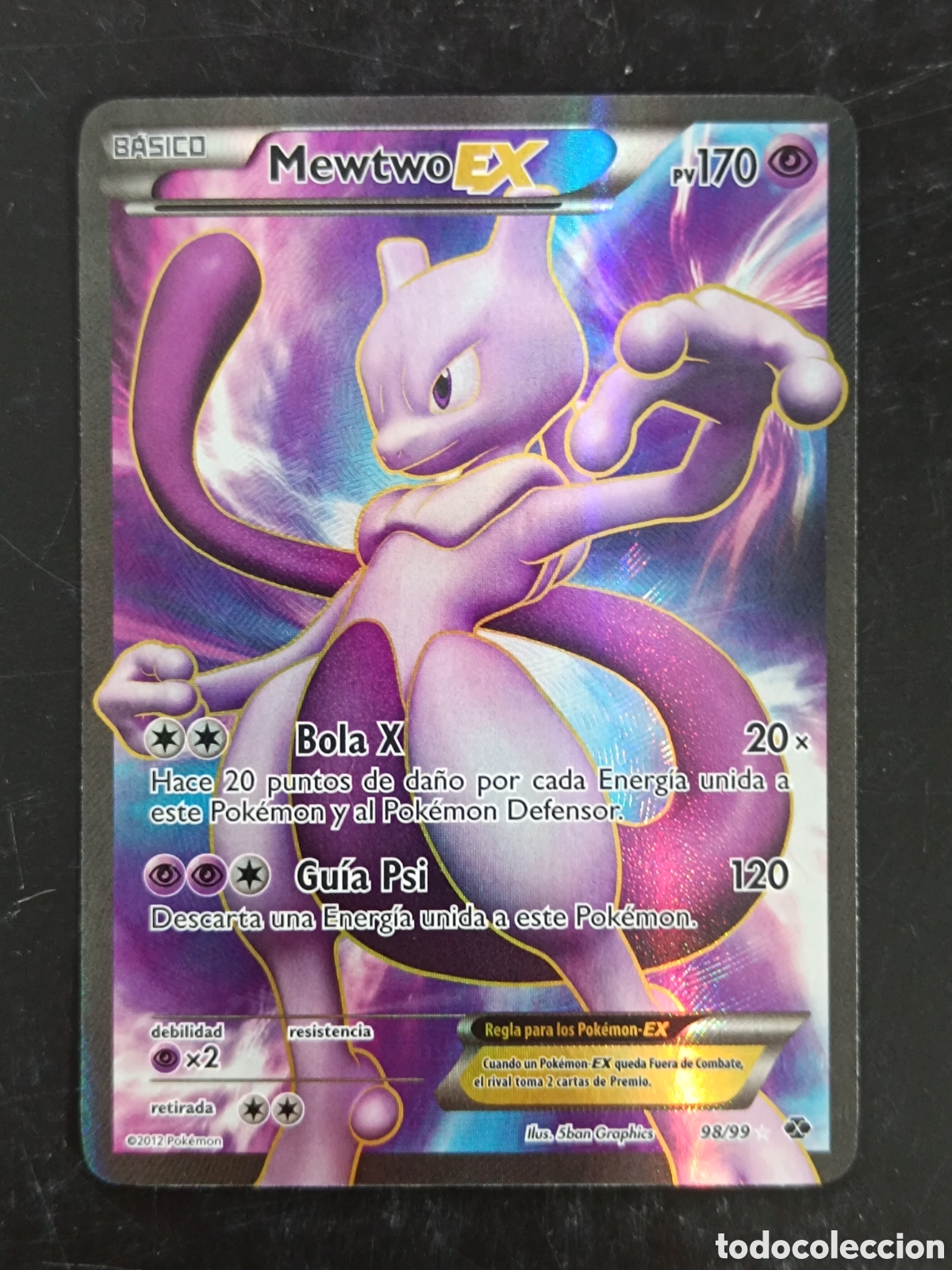 Trading cards: Pokemon Mewtwo FA 98/99 B&W Pr&oacute;ximos Destinos En Castellano