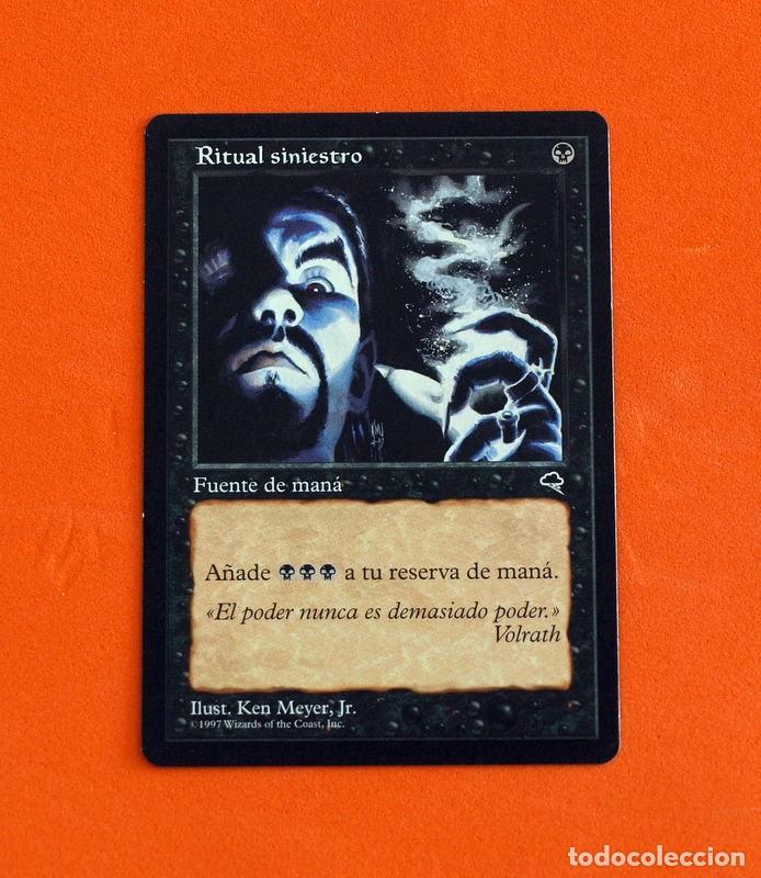 Trading cards: Magic The Gathering - Ritual Siniestro - Fuente de Man&aacute; - Ilust Ken Meyer 1997