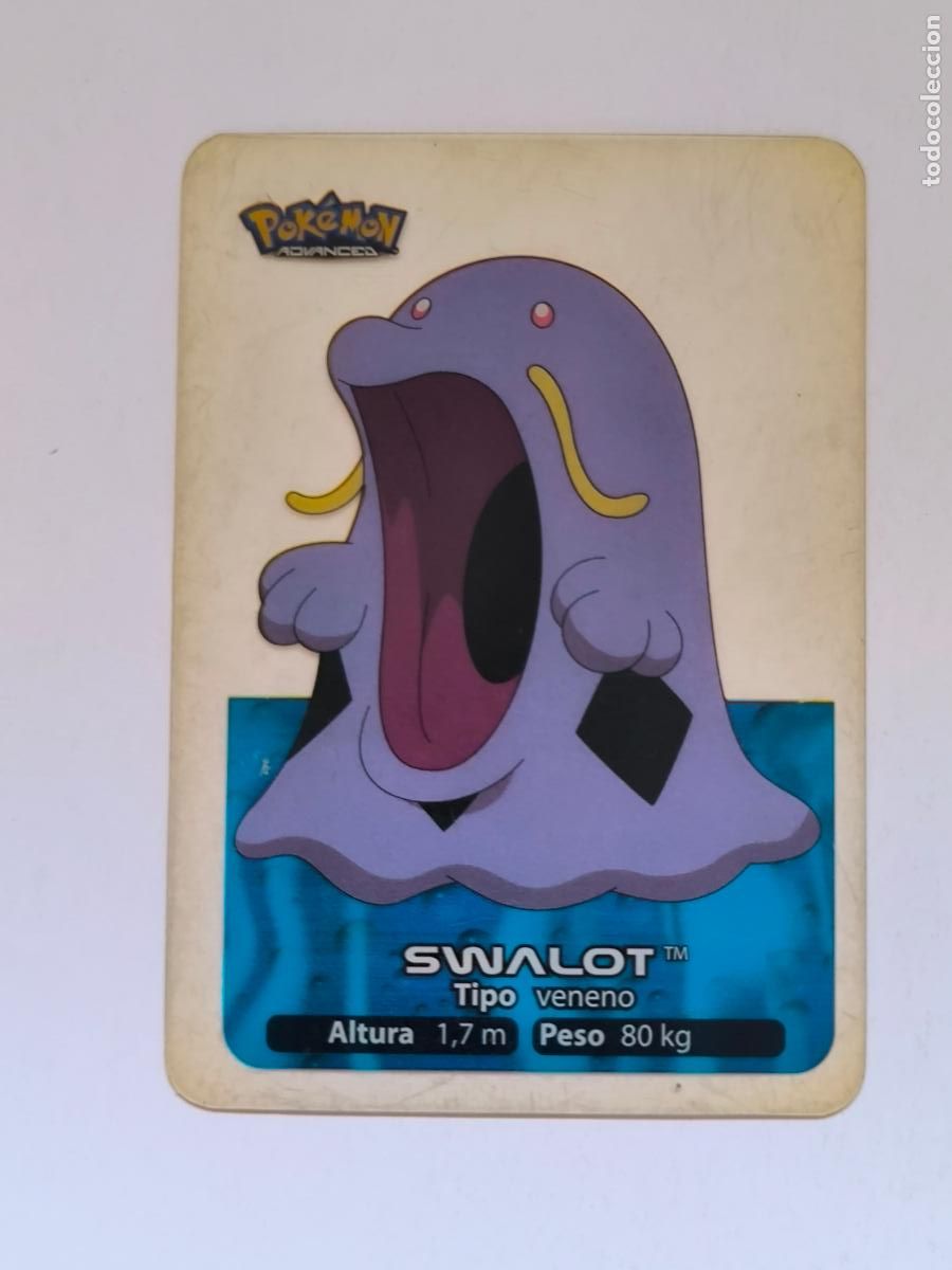 Trading cards: POKEMON ADVANCED LAMINCARDS - N&ordm; 077 / 77 SWALOT - CARD / CARTA - EDIBAS 2006 (9ZC1)
