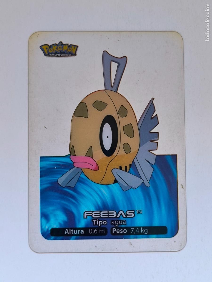 Trading cards: POKEMON ADVANCED LAMINCARDS - N&ordm; 110 FEEBAS - CARD / CARTA - EDIBAS 2006 (9ZC1)