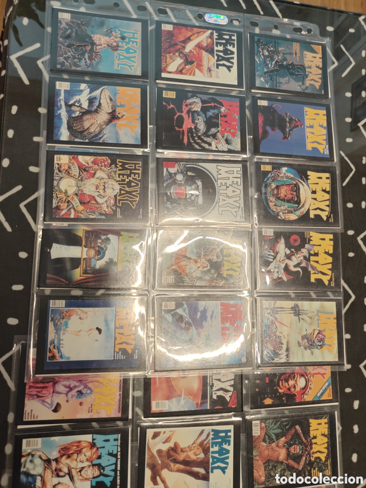 Trading cards: Heavy Metal Trading Cards 1991 &ndash; Comic Images &ndash; Set completo 90 cartas