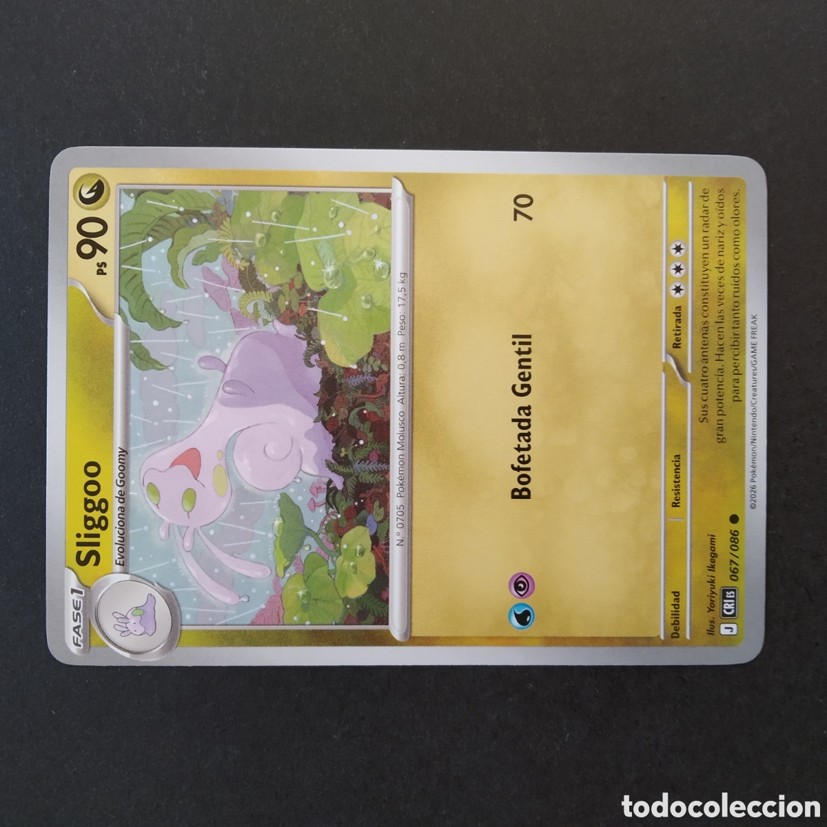 Trading cards: CARTA TCG - N&ordm; 067 - SLIGGOO - CAOS CRECIENTE - POK&Eacute;MON - EN ESPA&Ntilde;OL