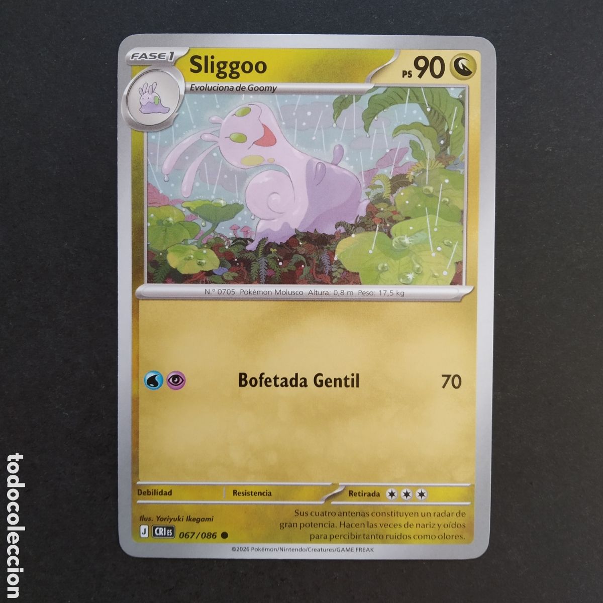 Trading cards: CARTA TCG - N&ordm; 067 - SLIGGOO - CAOS CRECIENTE - POK&Eacute;MON - EN ESPA&Ntilde;OL