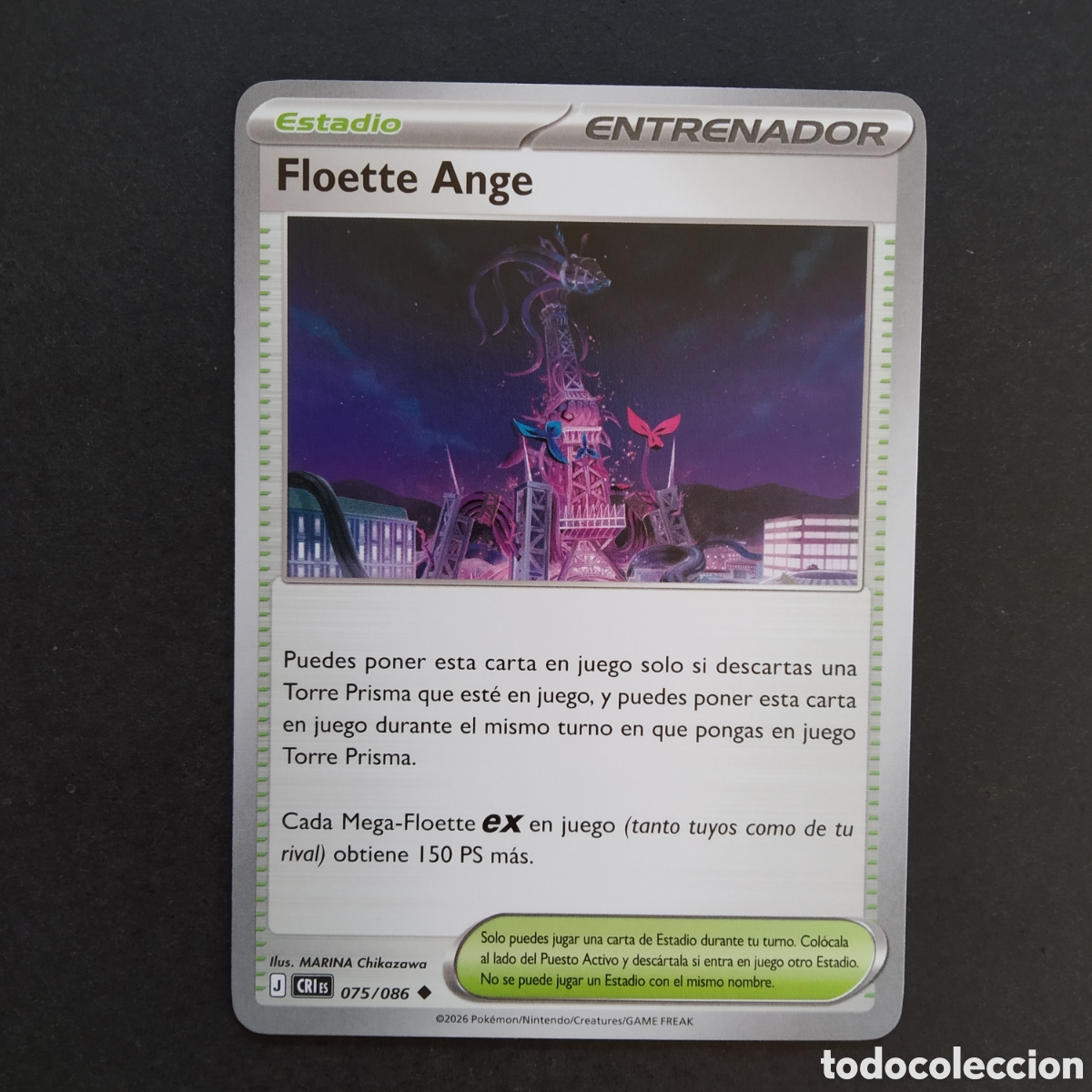 Trading cards: CARTA TCG - N&ordm; 075 - FLOETTE ANGE - CAOS CRECIENTE - POK&Eacute;MON - EN ESPA&Ntilde;OL
