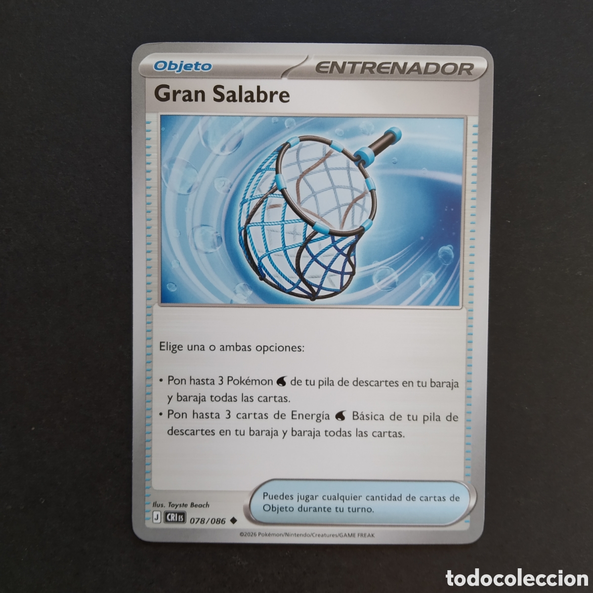 Trading cards: CARTA TCG - N&ordm; 078 - GRAN SALABRE - CAOS CRECIENTE - POK&Eacute;MON - EN ESPA&Ntilde;OL