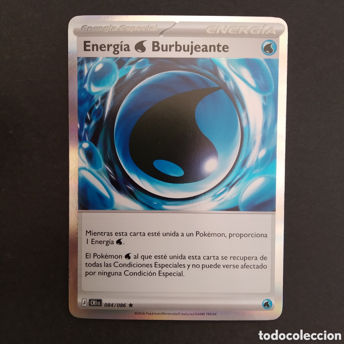Trading cards: CARTA TCG - N&ordm; 084 - ENERG&Iacute;A BURBUJEANTE (REVERSE HOLO) - CAOS CRECIENTE - POK&Eacute;MON - EN ESPA&Ntilde;OL