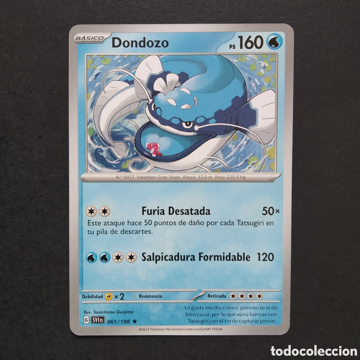 Trading cards: CARTA TCG - N&ordm; 061 - DONDOZO - ESCARLATA Y P&Uacute;RPURA - POK&Eacute;MON - EN ESPA&Ntilde;OL