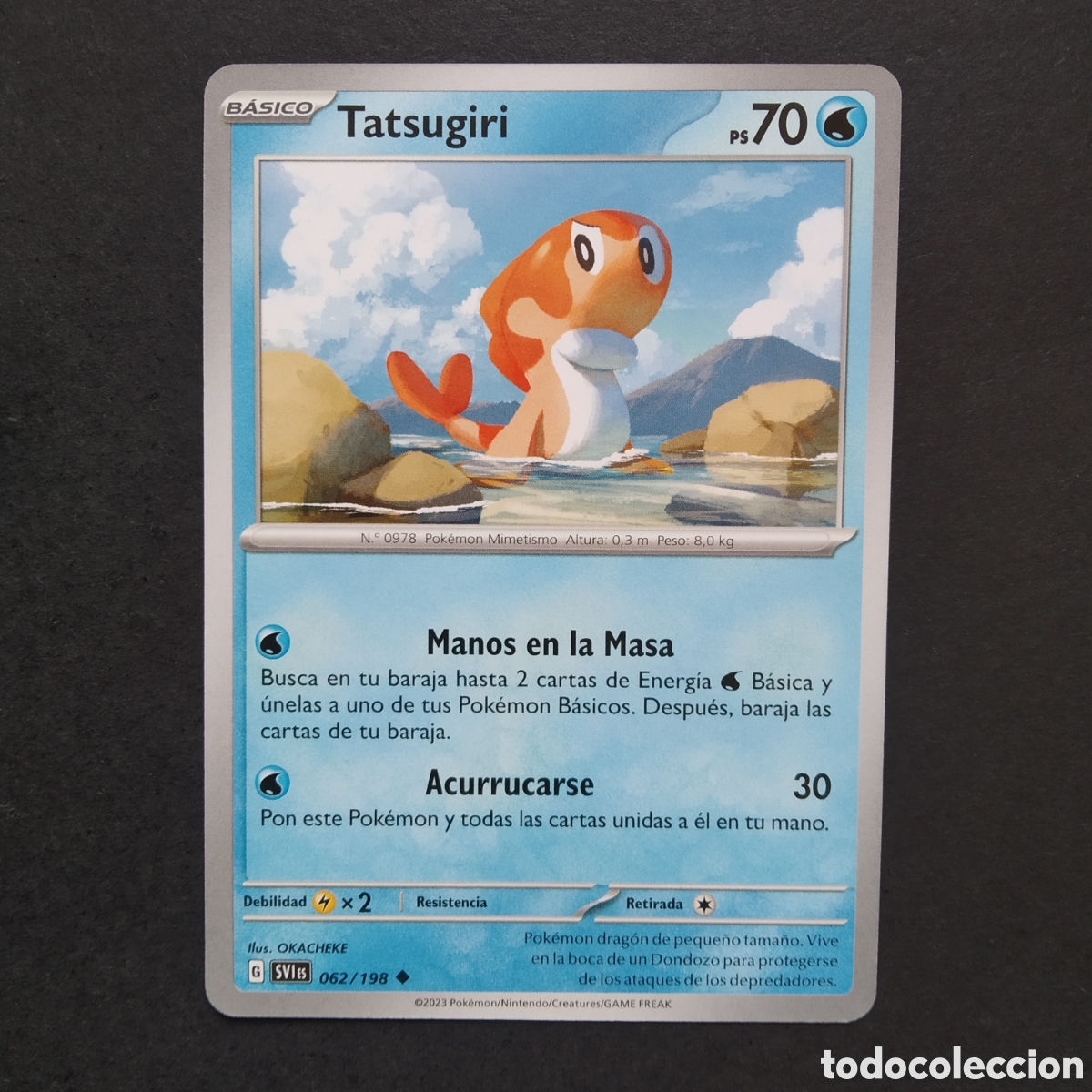 Trading cards: CARTA TCG - N&ordm; 062 - TATSUGIRI - ESCARLATA Y P&Uacute;RPURA - POK&Eacute;MON - EN ESPA&Ntilde;OL
