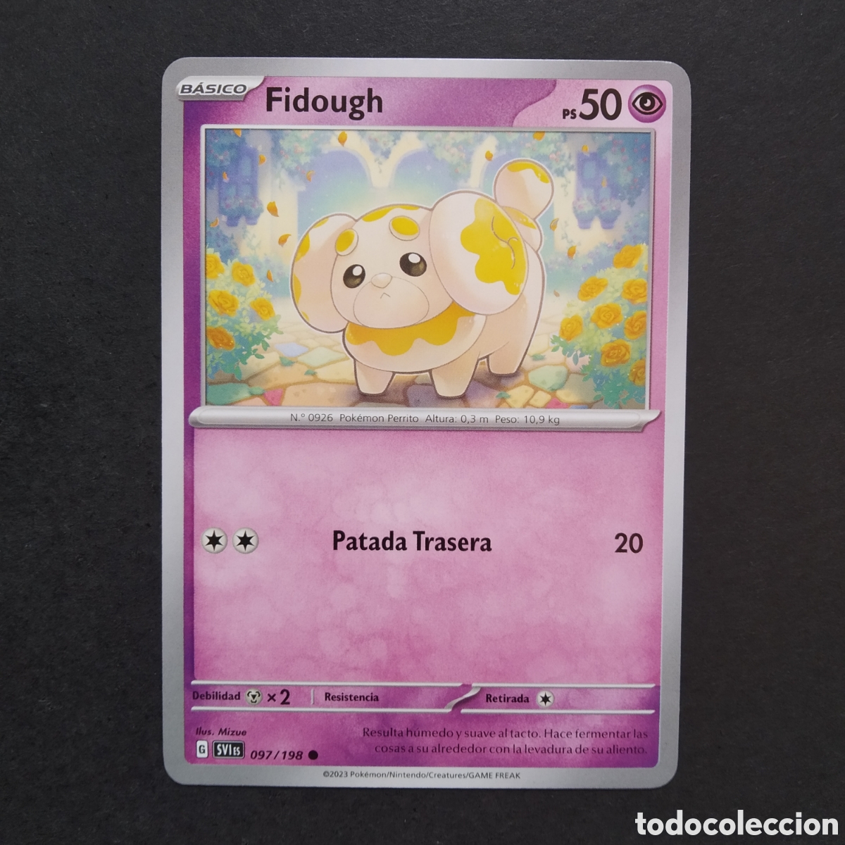 Trading cards: CARTA TCG - N&ordm; 097 - FIDOUGH - ESCARLATA Y P&Uacute;RPURA - POK&Eacute;MON - EN ESPA&Ntilde;OL