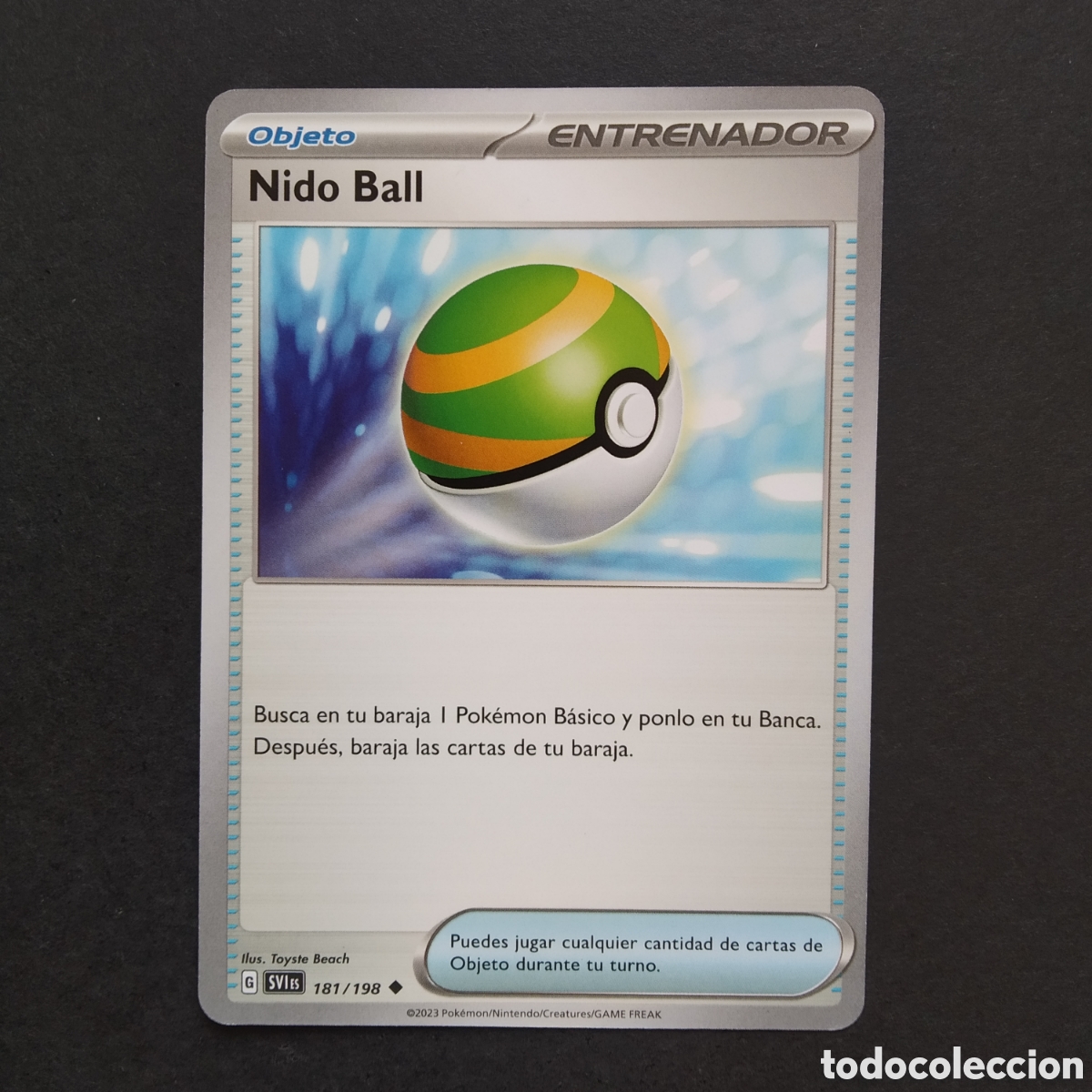 Trading cards: CARTA TCG - N&ordm; 181 - NIDO BALL - ESCARLATA Y P&Uacute;RPURA - POK&Eacute;MON - EN ESPA&Ntilde;OL