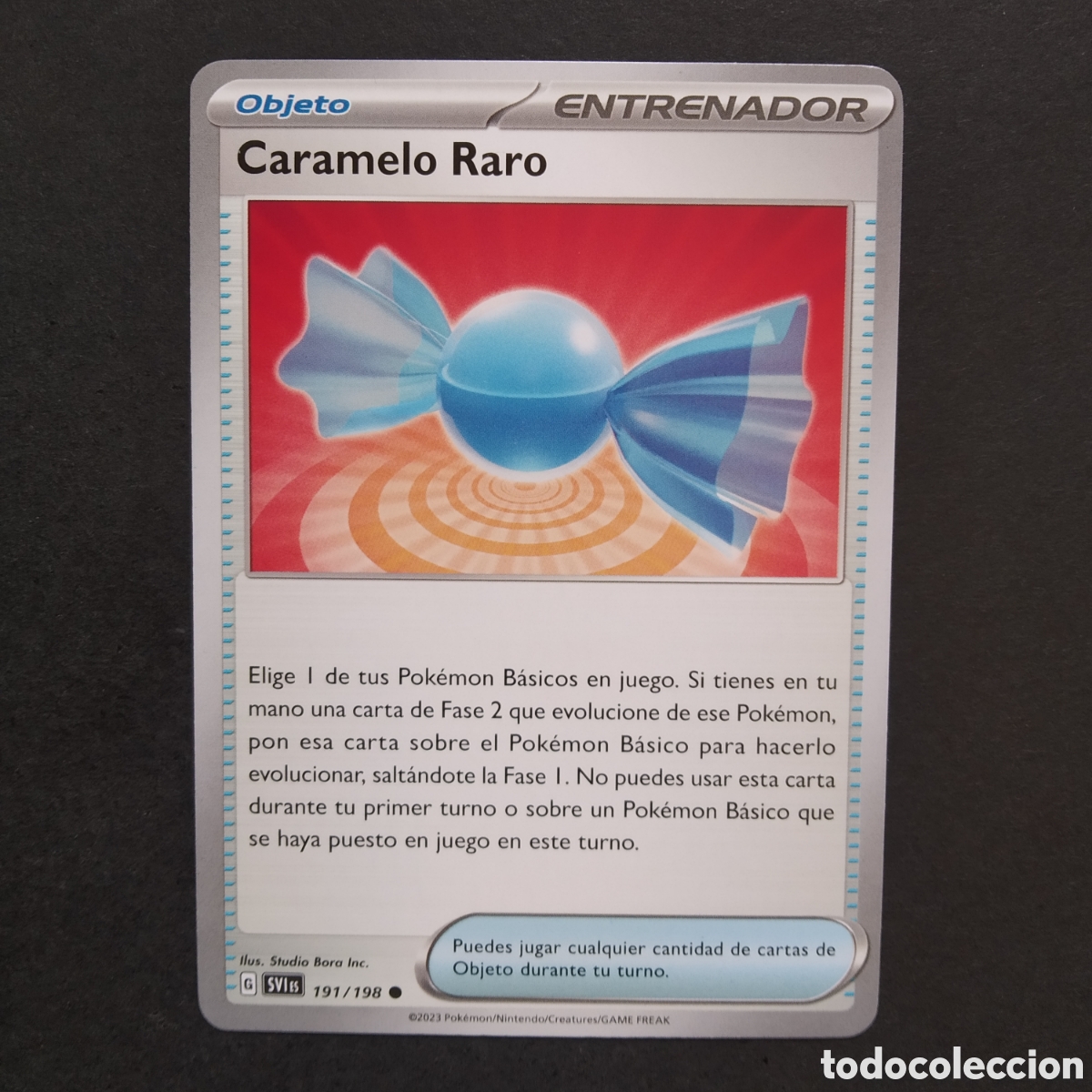Trading cards: CARTA TCG - N&ordm; 191 - CARAMELO RARO - ESCARLATA Y P&Uacute;RPURA - POK&Eacute;MON - EN ESPA&Ntilde;OL