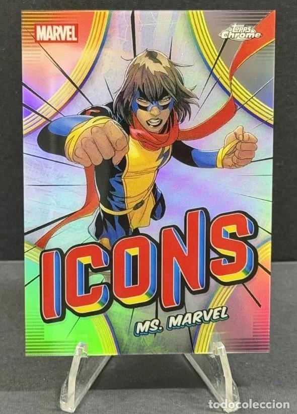 Trading cards: Ms. Marvel #MI-15 Insert Marvel Icons Topps Chrome 2026 - Foto 1