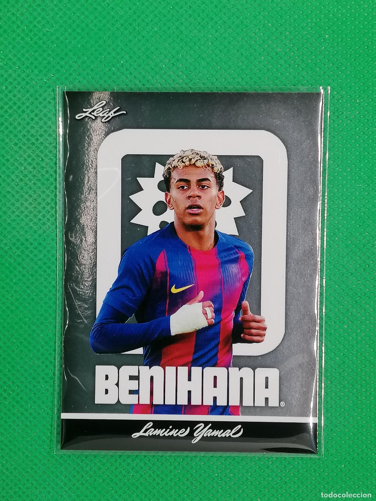 Figurine Collezionabili: 5 LAMINE YAMAL BARCELONA ⚽ LEAF TRADING CARDS BENIHANA SET 26 2026 ⚽