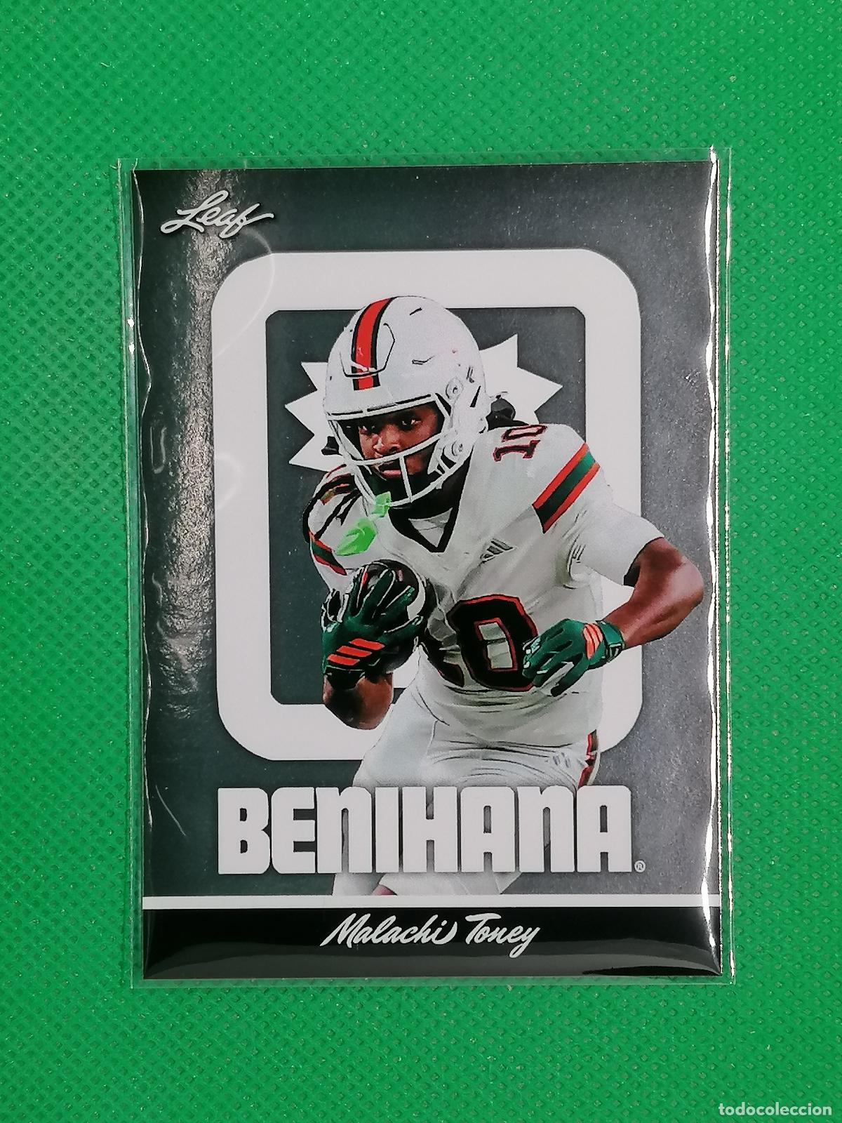 Figurine Collezionabili: 7 MALACHI TONEY NFL ⚽ LEAF TRADING CARDS BENIHANA SET 26 2026 ⚽