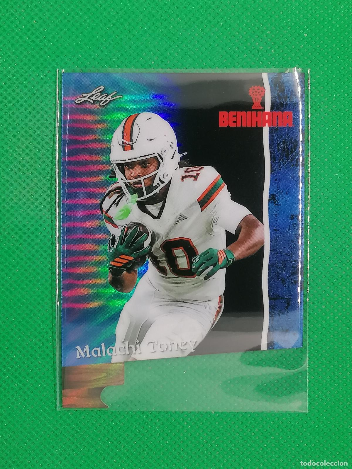 Trading cards: 7 MALACHI TONEY NFL DIE CUT ROOKIE NUMERADA /99 ⚽ LEAF TRADING CARDS BENIHANA SET 26 2026 ⚽