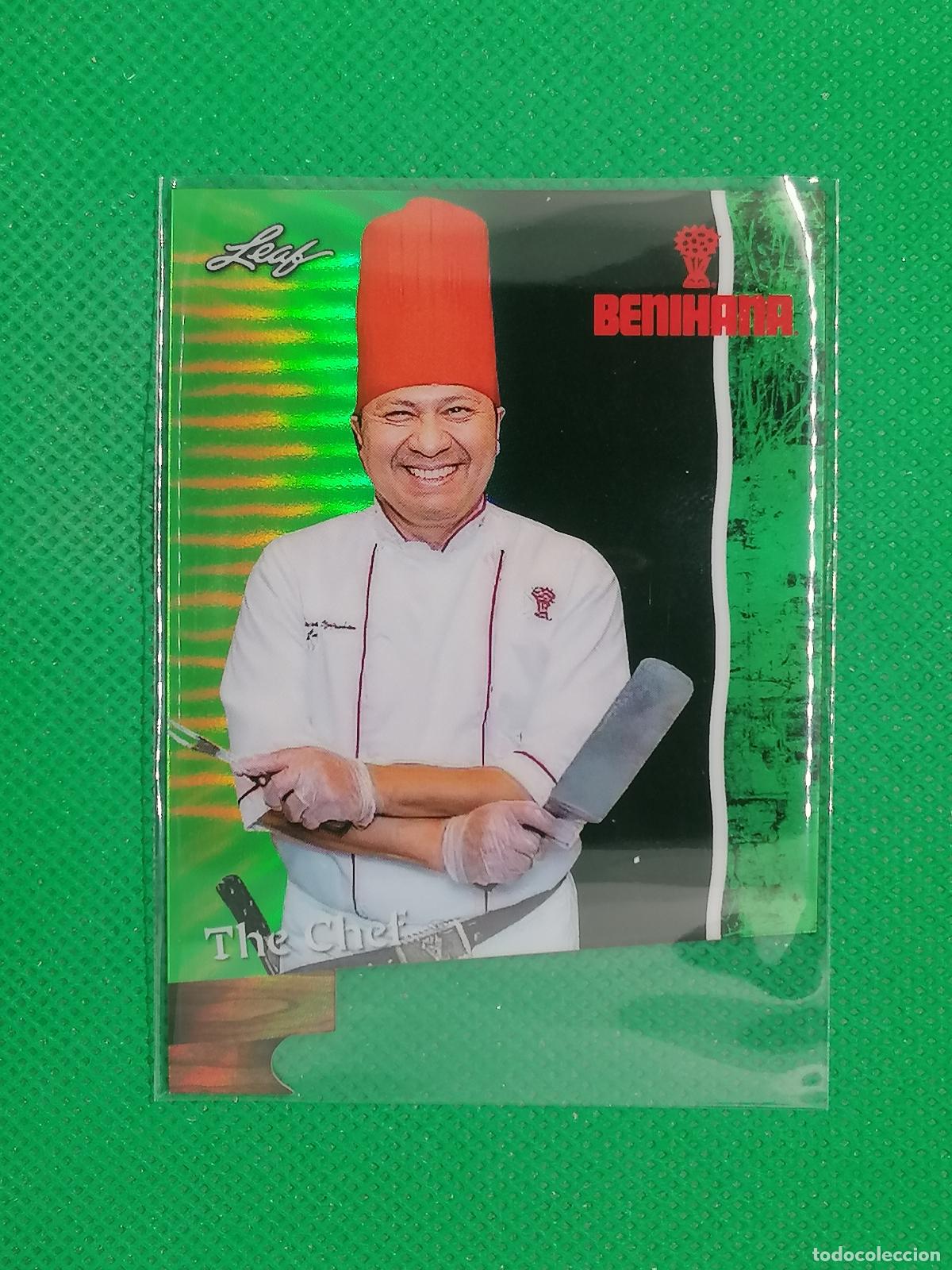 Trading cards: 10 BENIHANA THE CHEF DIE CUT NUMERADA /25 ⚽ LEAF TRADING CARDS BENIHANA SET 26 2026 ⚽