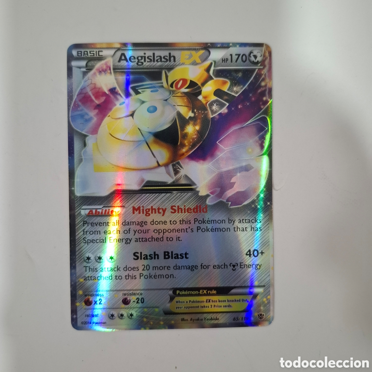 Trading cards: CARTA POKEMON CARD AEGISLASH