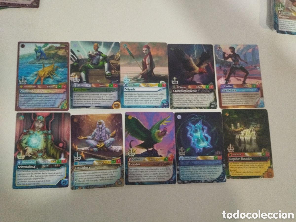 Trading cards: Lote de 10 cartas de Fantasy riders